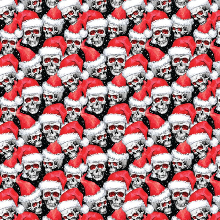 Dark Santa Skulls Pattern Acrylic Sheets - CMB Pattern Acrylic