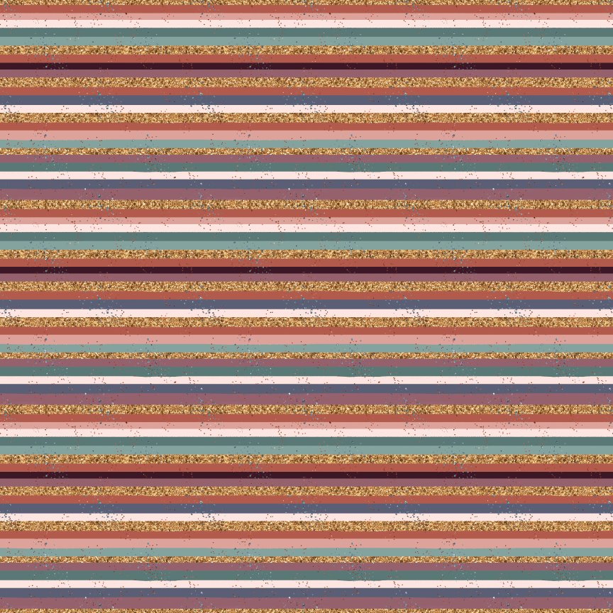 Fall Fairyland Stripes Pattern Acrylic Sheets - CMB Pattern Acrylic