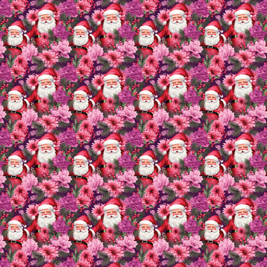 Floral Hidden Santa Pattern Acrylic Sheets - CMB Pattern Acrylic