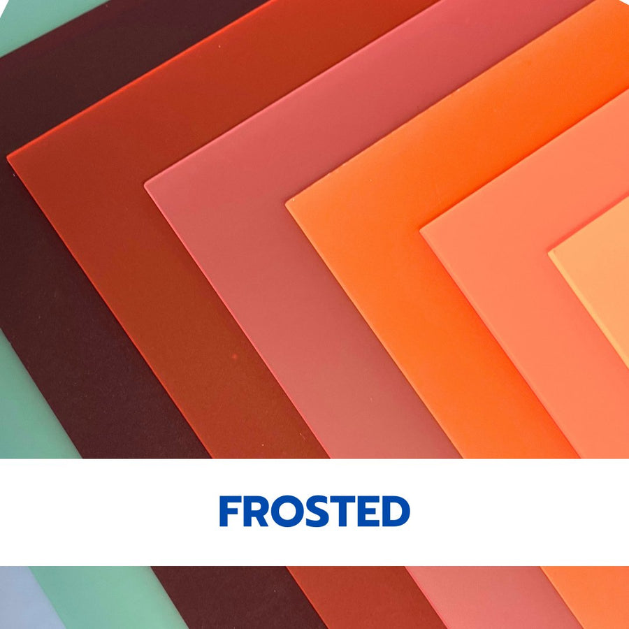 Frosted Cast Acrylic Sheets | 1/8" | 40" X 48" - Acrylic Sheets