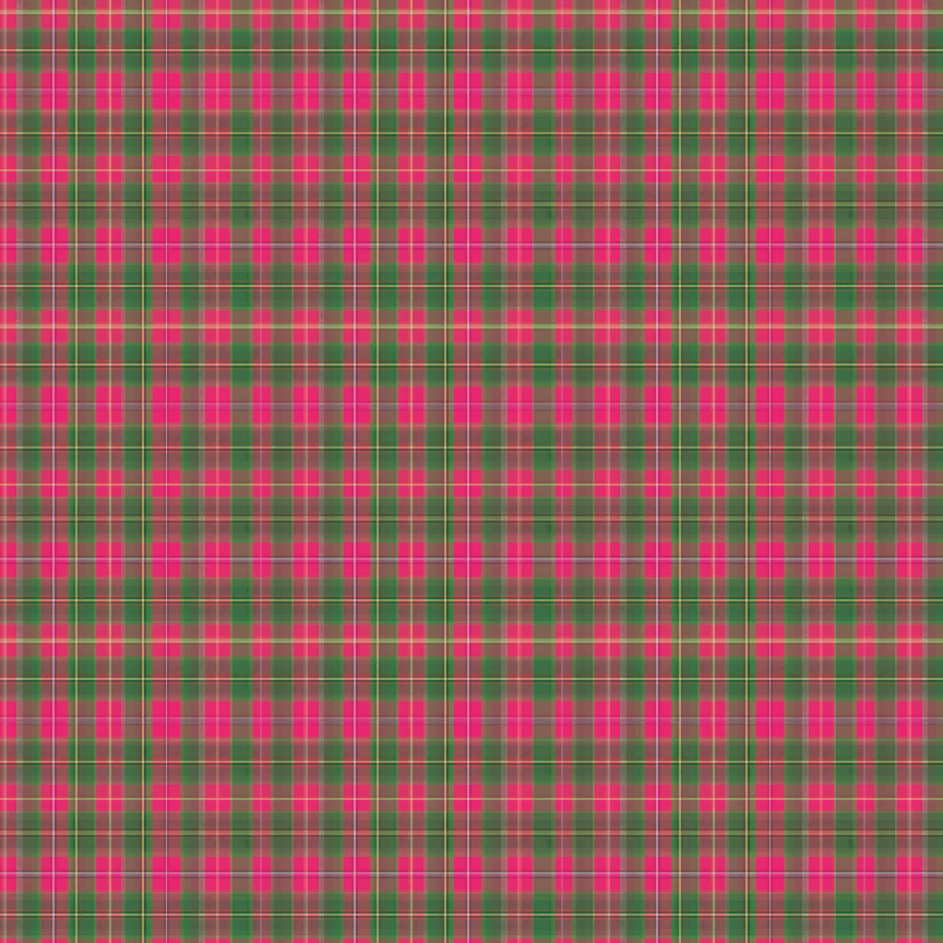 Green & Pink Gingham Pattern Acrylic Sheets - CMB Pattern Acrylic