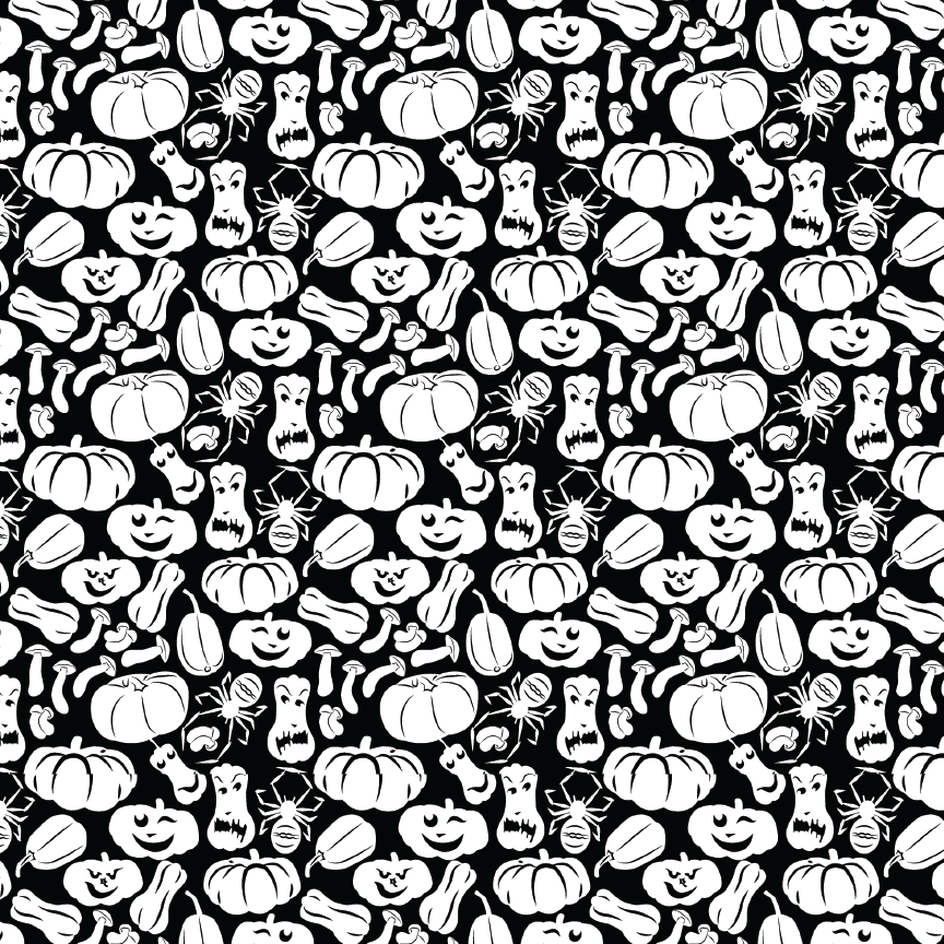 Halloween Clipart Pattern Acrylic Sheets - CMB Pattern Acrylic