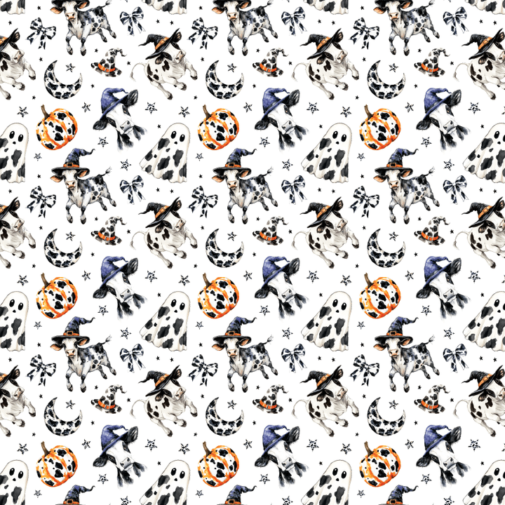 Halloween Cows Pattern Acrylic Sheets - CMB Pattern Acrylic