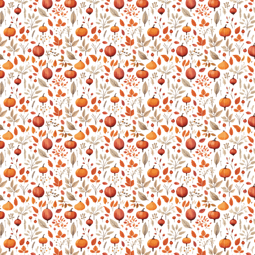 Harvest Pumpkins Acrylic Sheets - CMB Pattern Acrylic