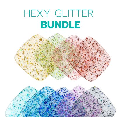 Hexy Glitter Acrylic Sheets Bundles - Acrylic Sheet Bundles