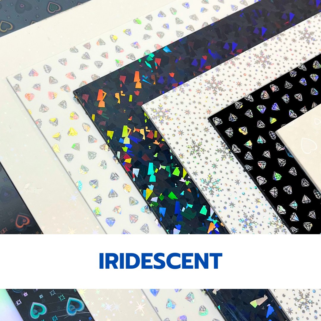 Iridescent Cast Acrylic Sheets | 1/16" | 48" X 96" - 