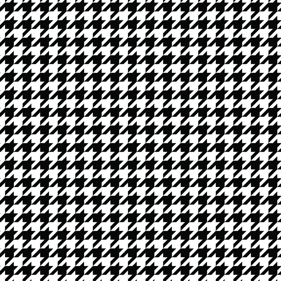 Itty Bitty Black & White Houndstooth Pattern Acrylic Sheets - CMB Pattern Acrylic