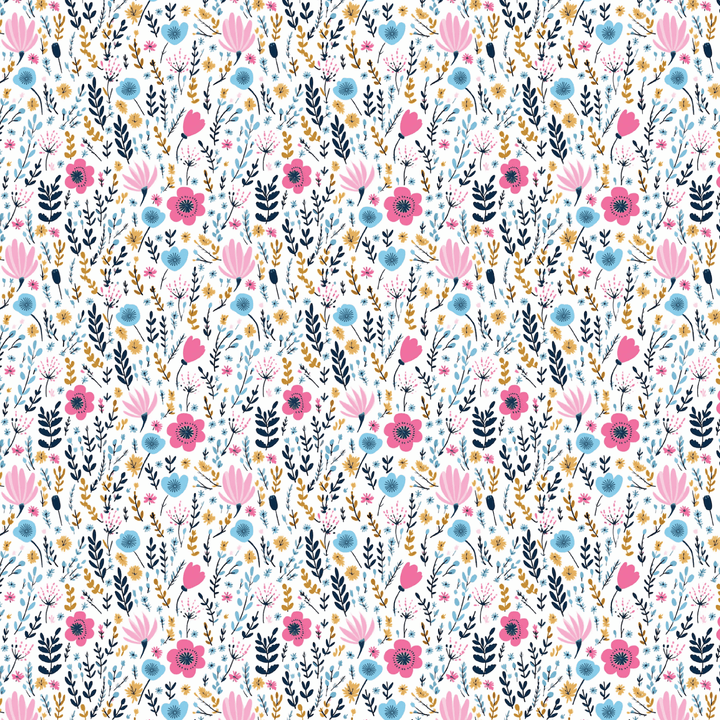 Itty Bitty Ditsy Floral Pattern Acrylic Sheets - CMB Pattern Acrylic