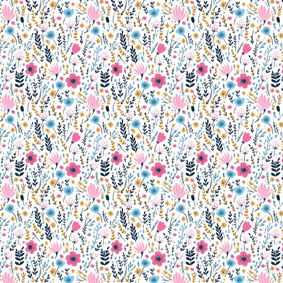 Itty Bitty Ditsy Floral Pattern Acrylic Sheets - CMB Pattern Acrylic