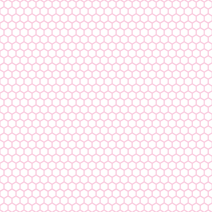 Itty Bitty Pastel Pink Honeycomb Pattern Acrylic Sheets - CMB Pattern Acrylic