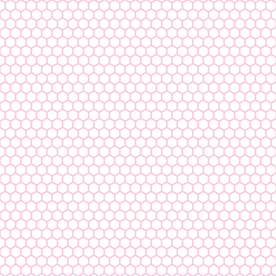 Itty Bitty Pastel Pink Honeycomb Pattern Acrylic Sheets - CMB Pattern Acrylic