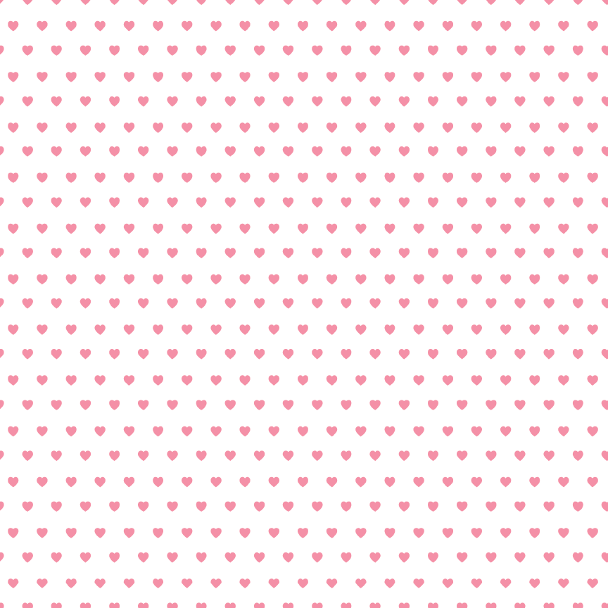 Itty Bitty Pink Hearts Pattern Acrylic Sheets - CMB Pattern Acrylic