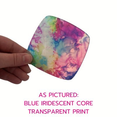 Itty Bitty Rainbow Alcohol Ink Pattern Acrylic Sheet - CMB Pattern Acrylic