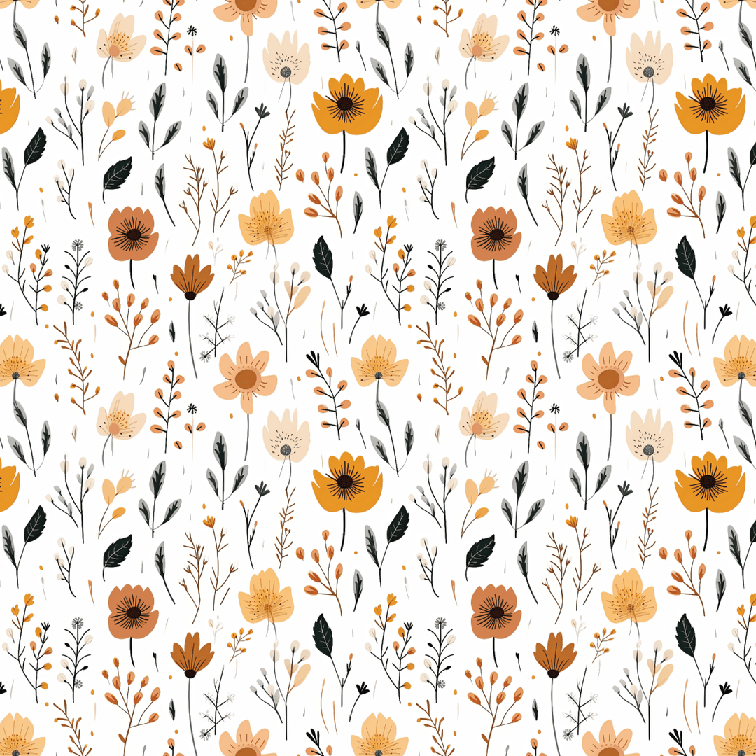 Minimal Boho Floral Pattern Acrylic Sheets - CMB Pattern Acrylic