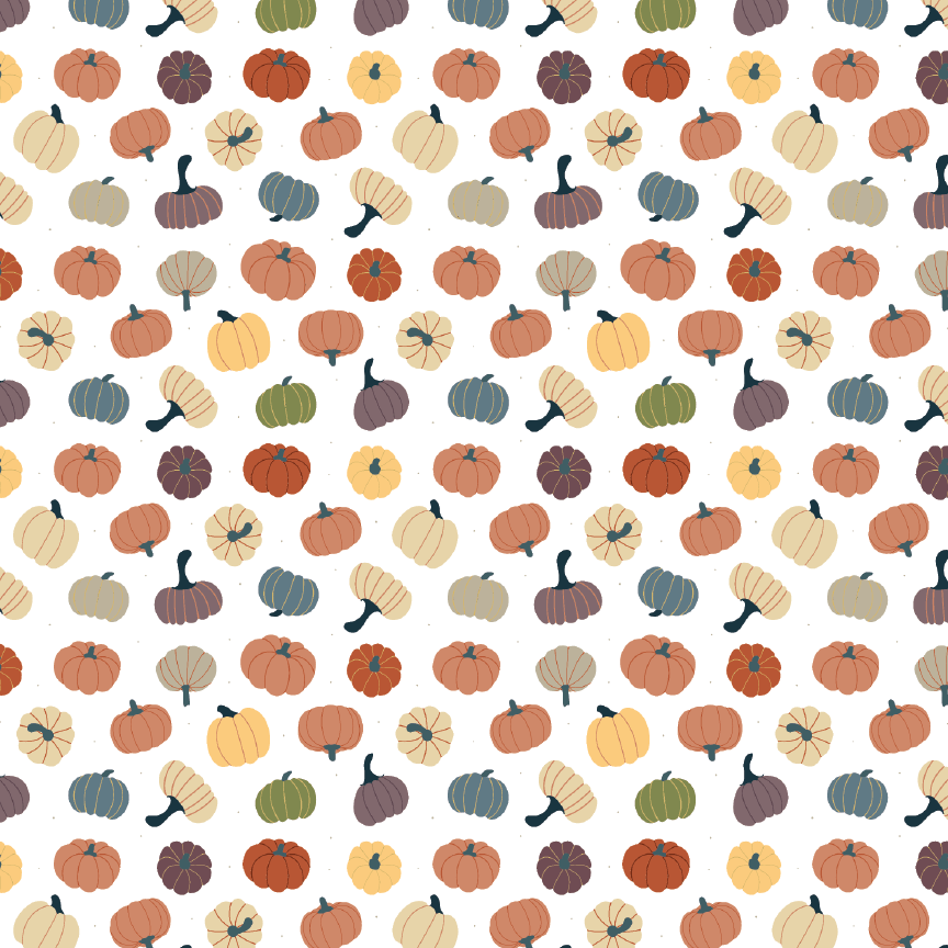 Multicolor Pumpkin Harvest Acrylic Sheets - CMB Pattern Acrylic