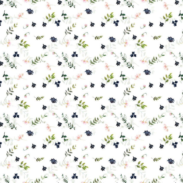 Navy Floral Pattern Acrylic Sheets - CMB Pattern Acrylic