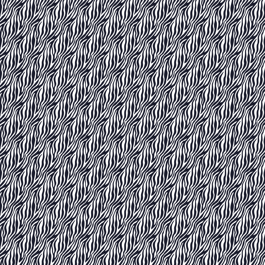 Navy Zebra Pattern Acrylic Sheet - CMB Pattern Acrylic