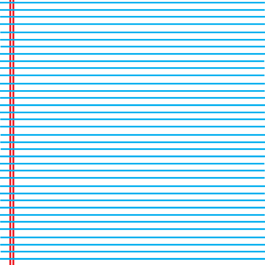 Notebook Paper Pattern Acrylic Sheets - CMB Pattern Acrylic