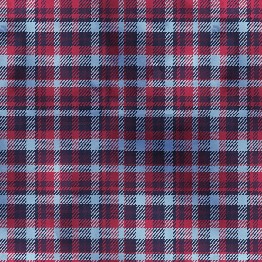 October Plaid Pattern Acrylic Sheets - CMB Pattern Acrylic