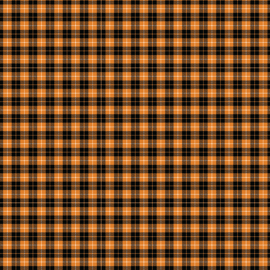 Orange Tartan Plaid Acrylic Sheets - CMB Pattern Acrylic