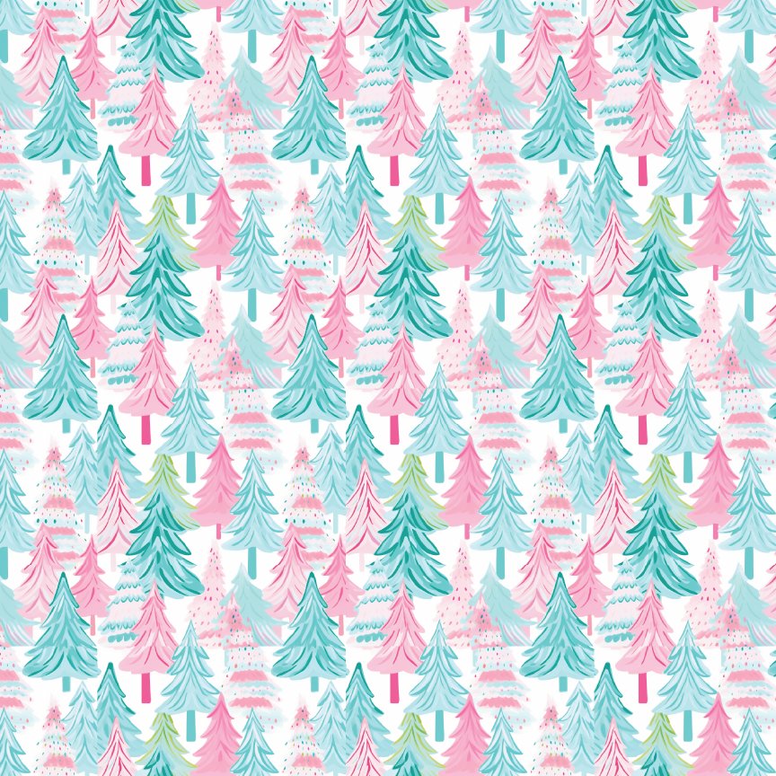 Pastel Trees 1 Pattern Acrylic Sheets - CMB Pattern Acrylic