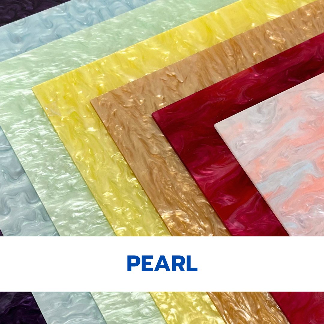 Pearl Cast Acrylic Sheets | 1/8" | 24" X 40" - 