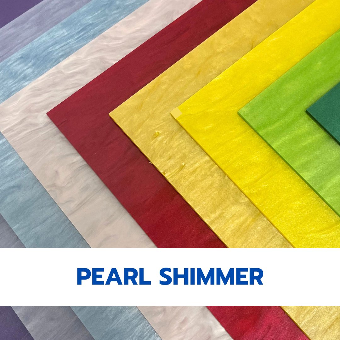 Pearl Shimmer Cast Acrylic Sheets | 1/8" | 48" X 96" - 