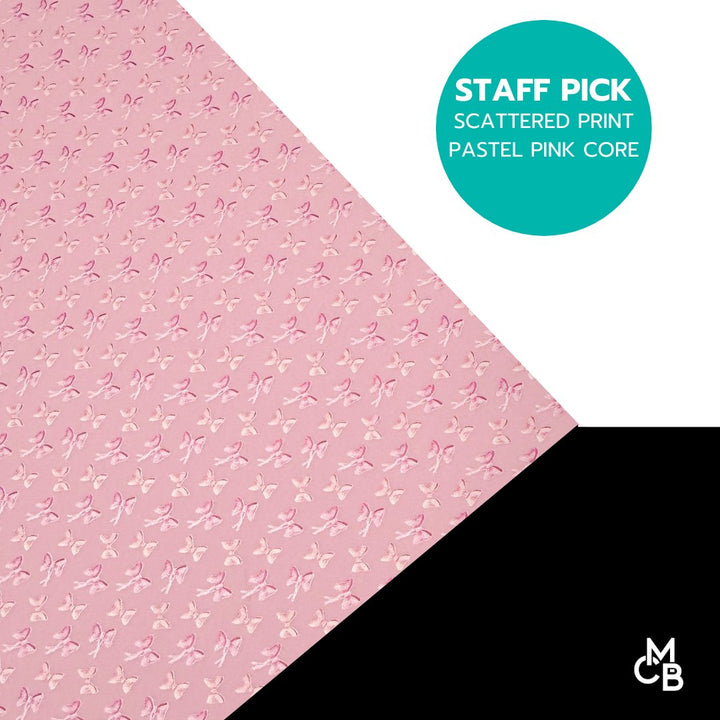 Pink Coquette Bows Pattern Acrylic Sheets - CMB Pattern Acrylic