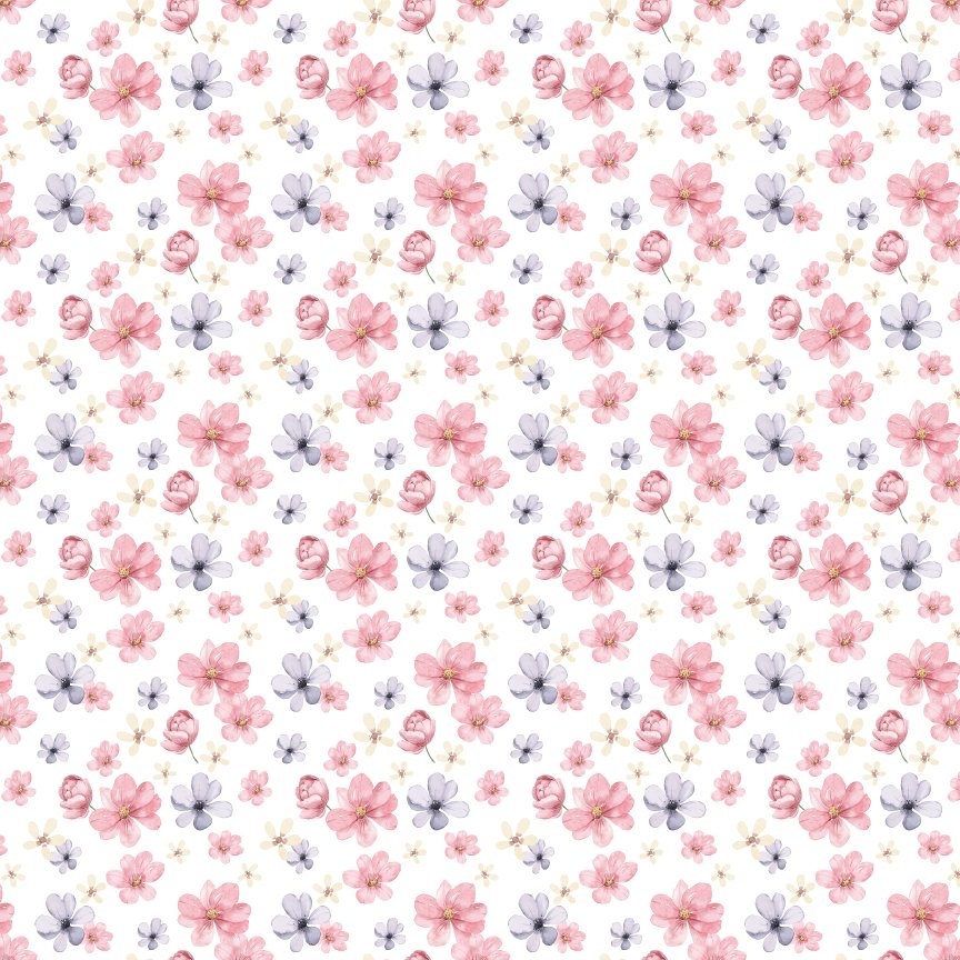 Pink & Purple Pressed Floral Pattern Acrylic Sheets - CMB Pattern Acrylic