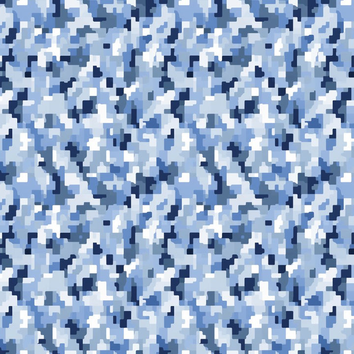 Pixelated Blue Camo Pattern Acrylic Sheets - CMB Pattern Acrylic