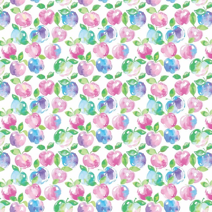 Preppy Watercolor Apples Pattern Acrylic Sheets - CMB Pattern Acrylic