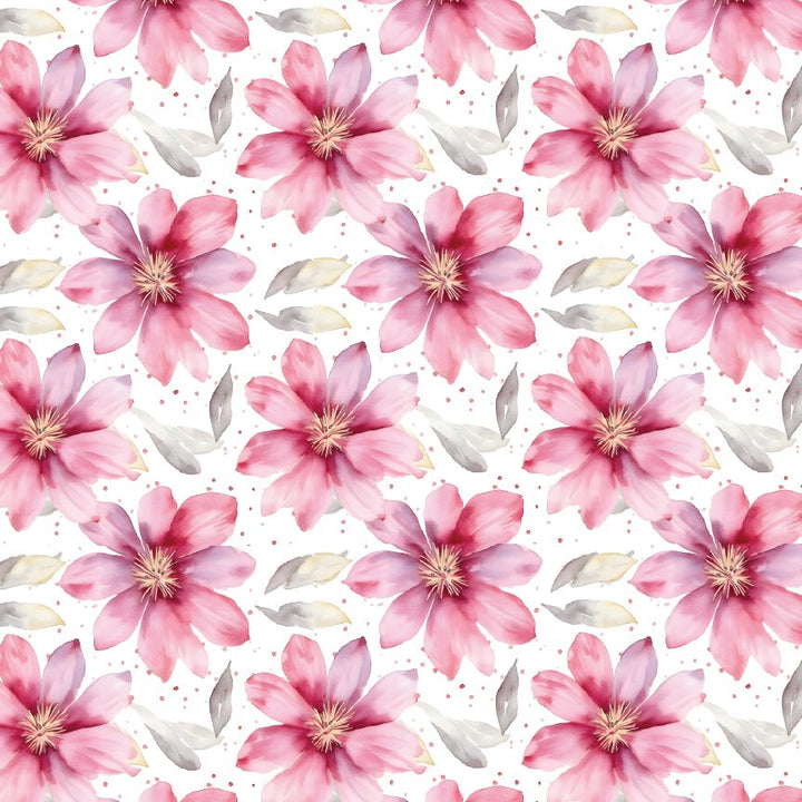 Pressed Pink Flowers Pattern Acrylic Sheets - CMB Pattern Acrylic