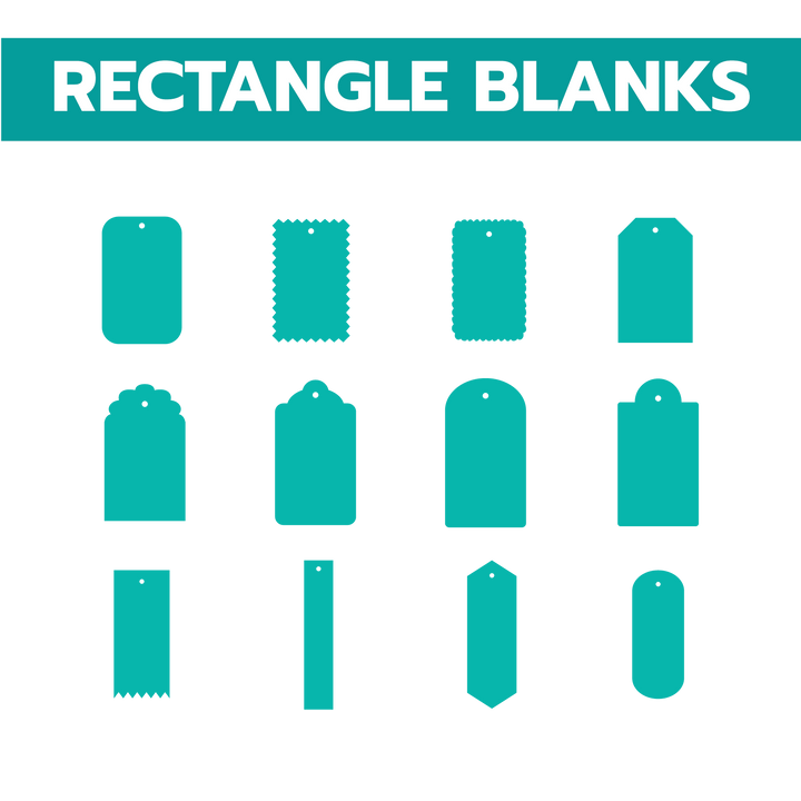 RECTANGLE & OVAL ACRYLIC SHAPES | CUT TO SIZE ACRYLIC | ACRYLIC BLANKS - Acrylic Blanks