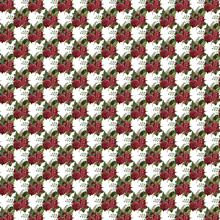 Red Bouquets Pattern Acrylic Sheets - CMB Pattern Acrylic