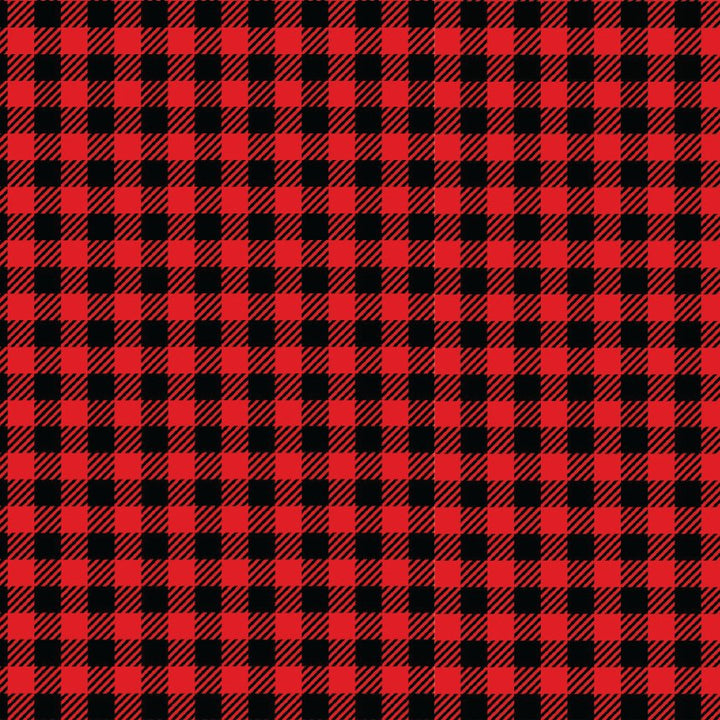 Red Buffalo Plaid Pattern Acrylic Sheet - CMB Pattern Acrylic