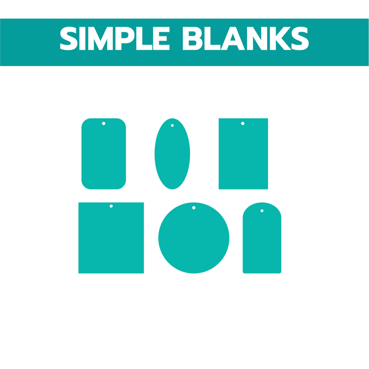 SIMPLE SHAPES | ACRYLIC BLANKS | CUT TO SIZE ACRYLIC - Acrylic Blanks