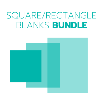 SQUARE/RECTANGLE BLANK BUNDLES - 