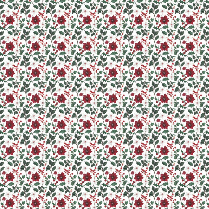 Traditional Christmas Floral Pattern Acrylic Sheets - CMB Pattern Acrylic