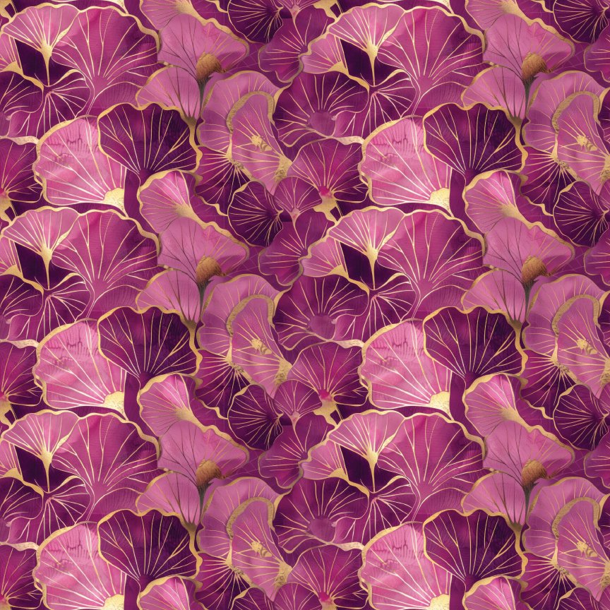 Vibrant Purple Floral Pattern Acrylic Sheets - CMB Pattern Acrylic