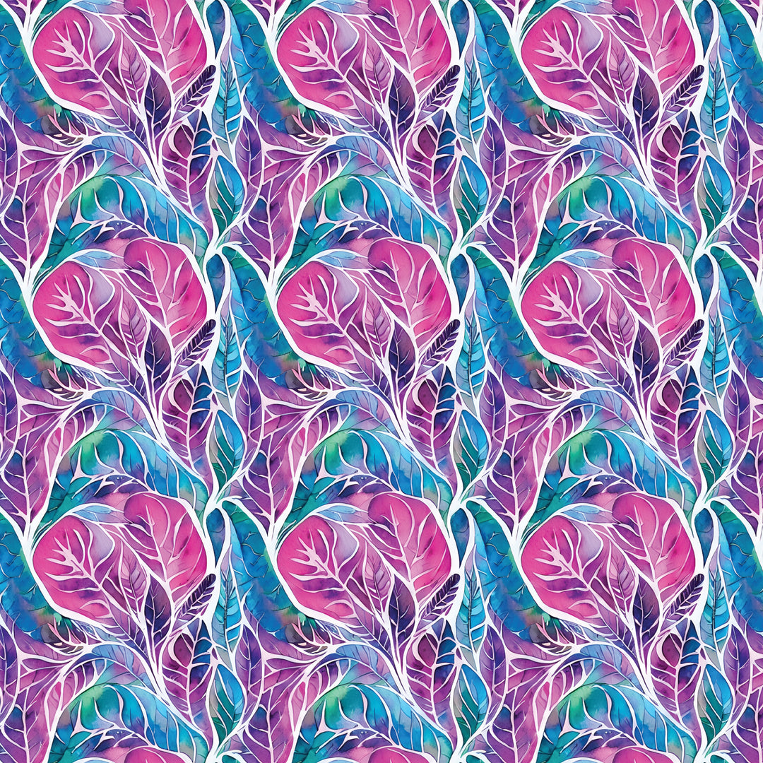 Watercolor Leaves Pattern Acrylic Sheets - CMB Pattern Acrylic