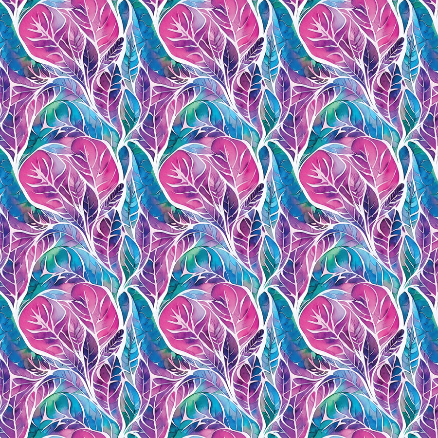 Watercolor Leaves Pattern Acrylic Sheets - CMB Pattern Acrylic