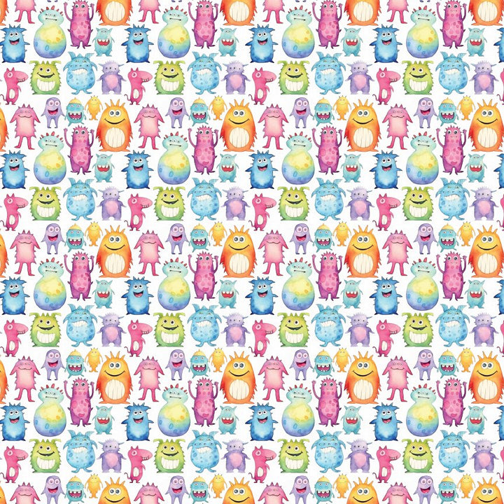 Watercolor Monsters Pattern Acrylic Sheets - CMB Pattern Acrylic