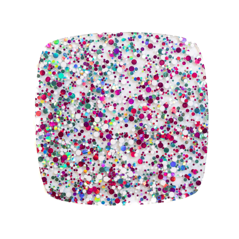 Frozen Dots Confetti Acrylic Sheet - Glitter Acrylic Sheets - Wholesale Acrylic Sheets