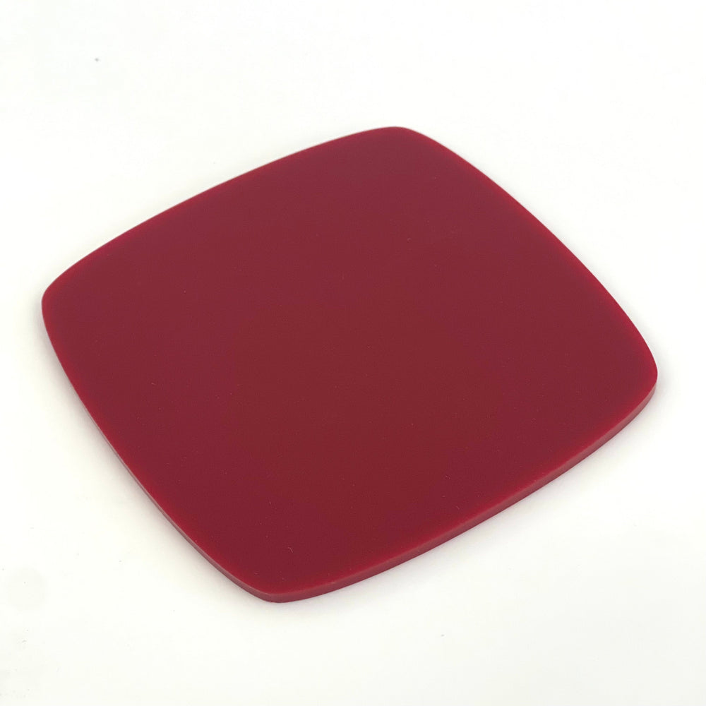 1/8" Matte Burgundy Acrylic Sheet (Double Sided Matte) - Acrylic Sheets