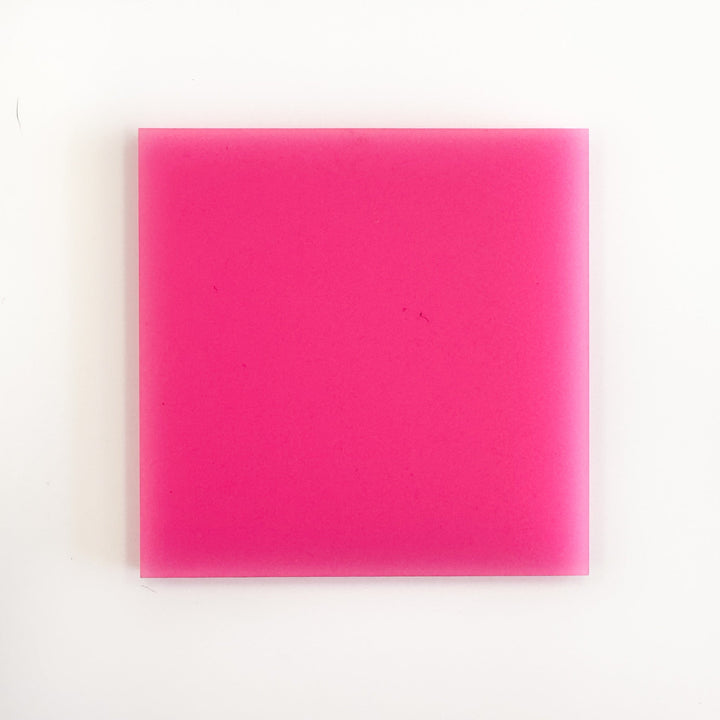 1/8" Neon Pink Cast Acrylic Sheets (Matte/Gloss) - Acrylic Sheets