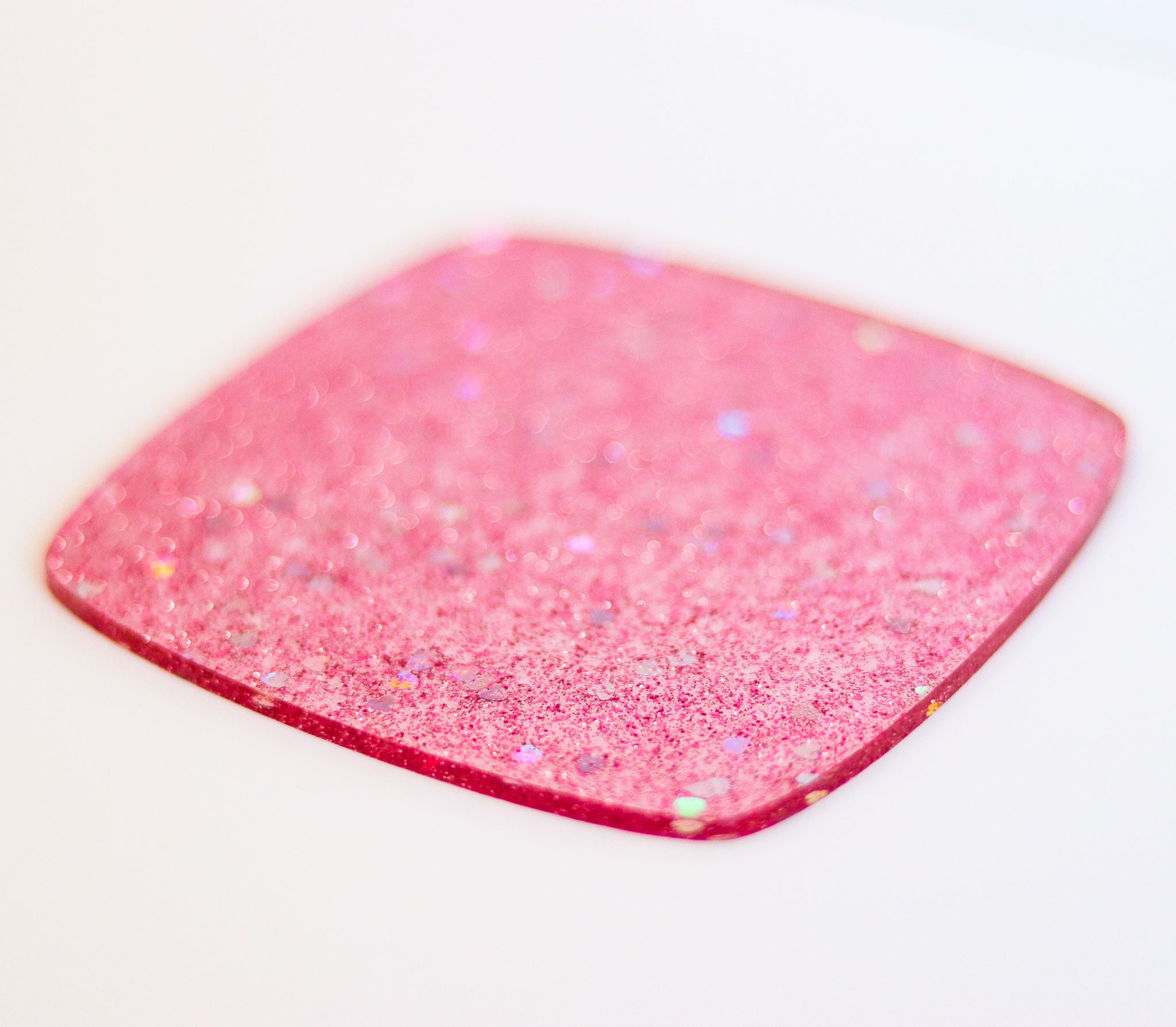 1/8" Pink Hearts Sparkling Glitter Cast Acrylic Sheets – Custom Made Better