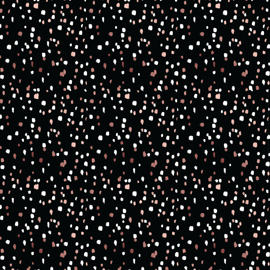 Black & Rose Gold Speckles Pattern Acrylic Sheet - CMB Pattern Acrylic