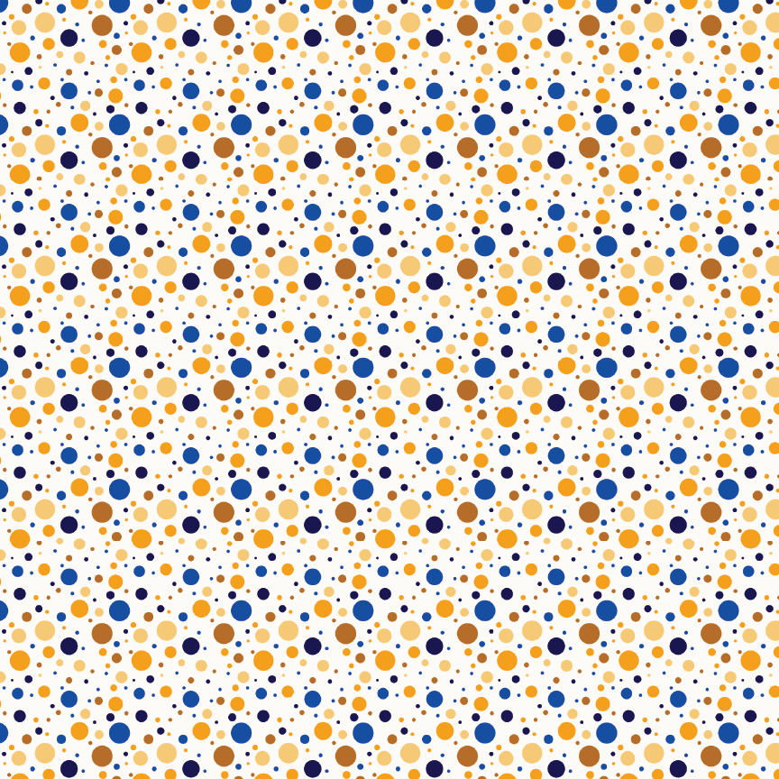 Blue & Gold Spots Pattern Acrylic Sheets - CMB Pattern Acrylic