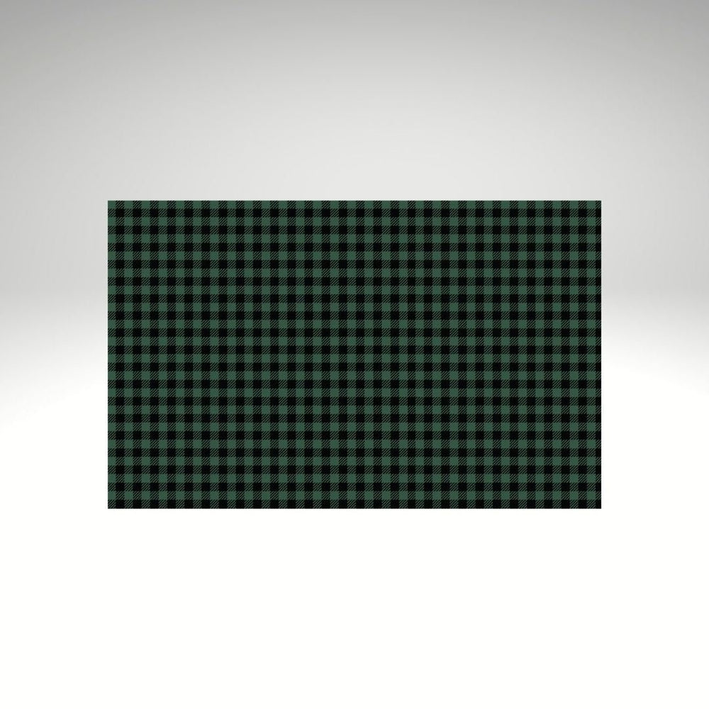 Dark Green Buffalo Plaid Pattern Sheet - CMB Pattern Acrylic