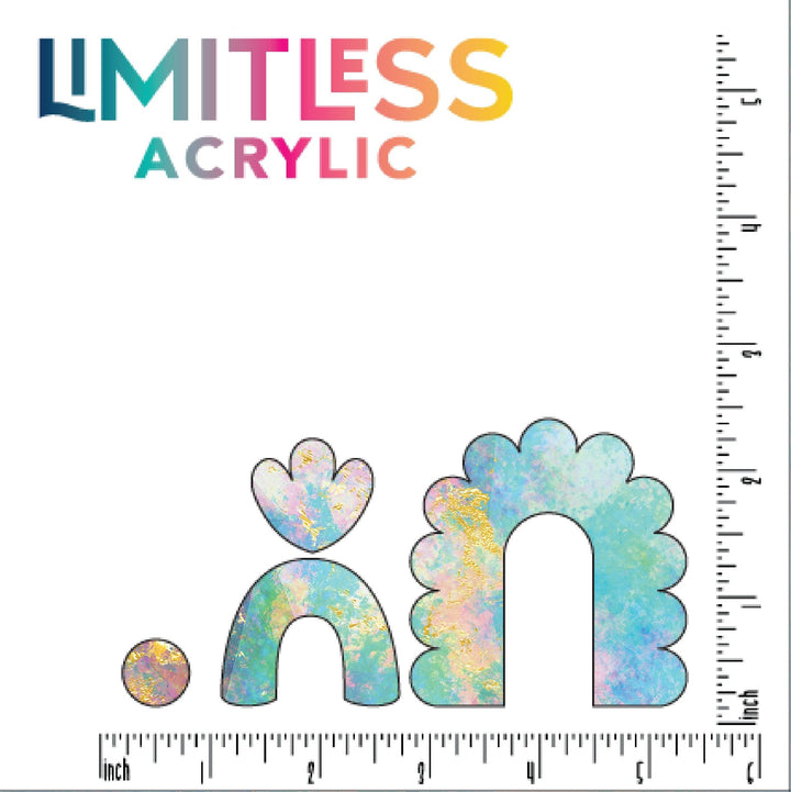 Frosted Pastel Opal 1 Pattern Acrylic Sheets - CMB Pattern Acrylic